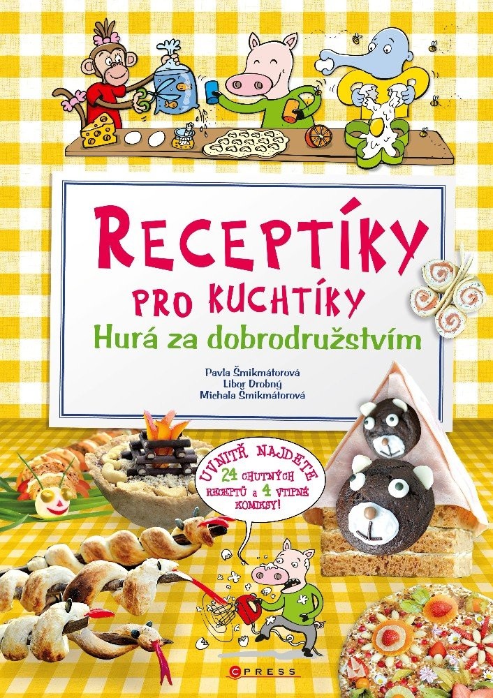 Receptíky pro kuchtíky kniha