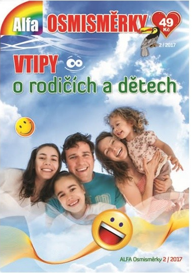 Alfa osmisměrky 2017/02 - Vtipy o rodičích a dětech