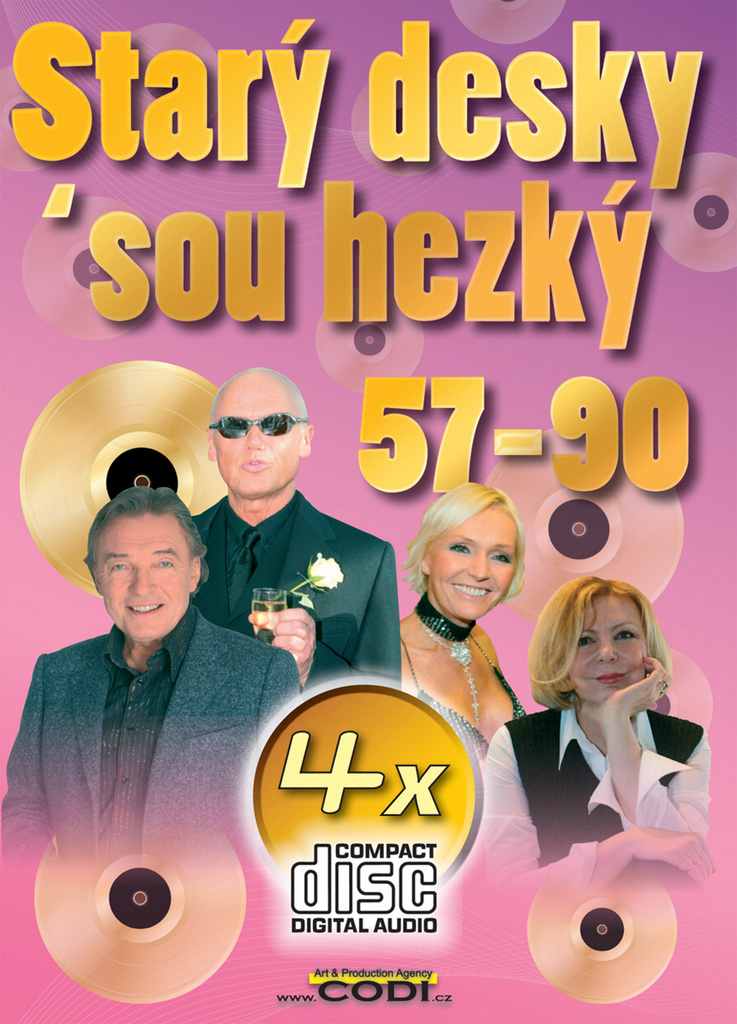 Starý desky ´sou hezký 57-90 kolekce 4x CD
