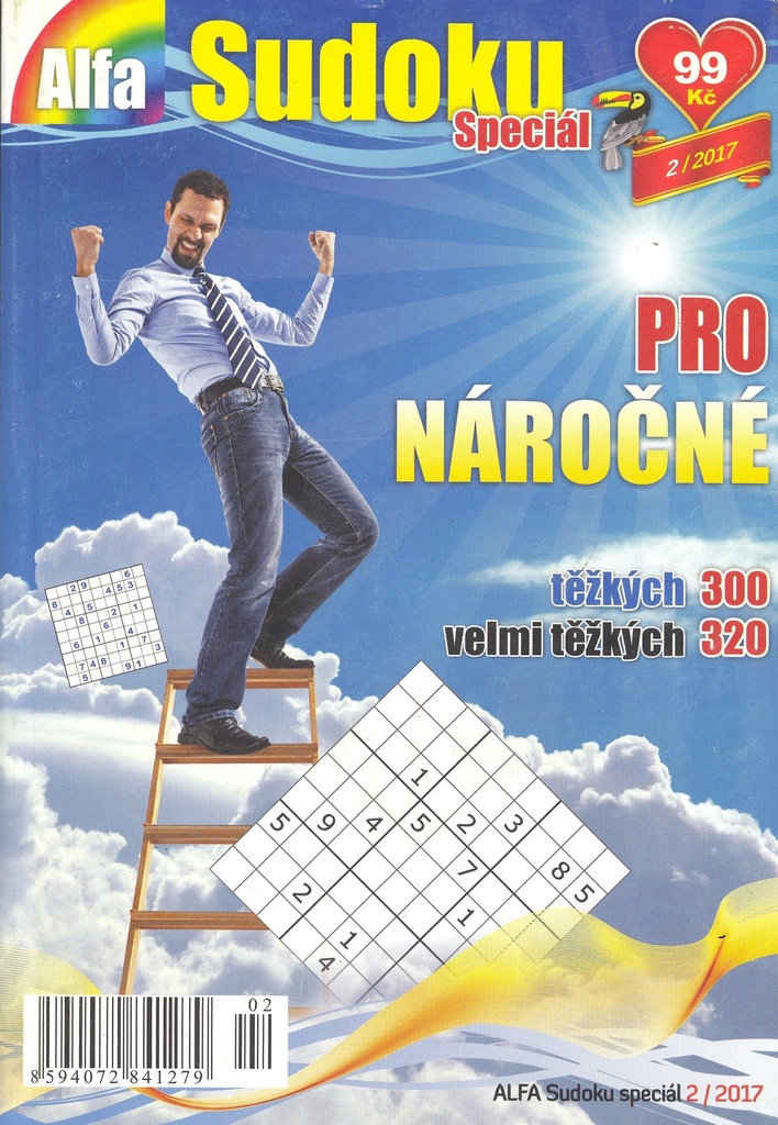 Alfa sudoku speciál pro náročné 2/2017