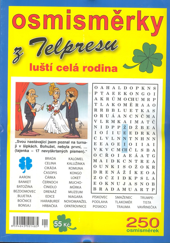 Osmisměrky z Telpresu luští celá rodina 2/2016
