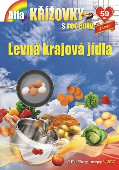 Alfa křížovky s recepty Levná krajová jídla 3/2017