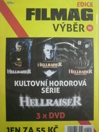 Hellraiser 3x DVD, hororová série