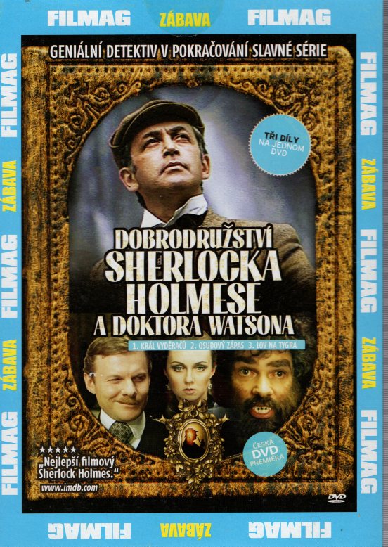 Sherlock Holmes a doktor Watson 1.Král vyděračů 2.Osudový zápas 3.Lov na tygra DVD