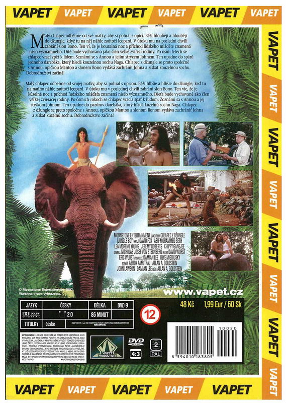 Chlapec z džungle (třetí kniha džunglí) DVD