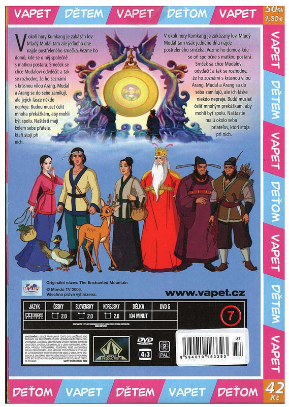 Víla z nebeského království DVD