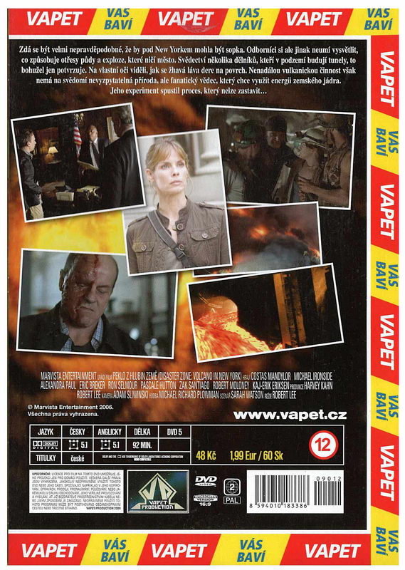 Peklo z hlubin země DVD