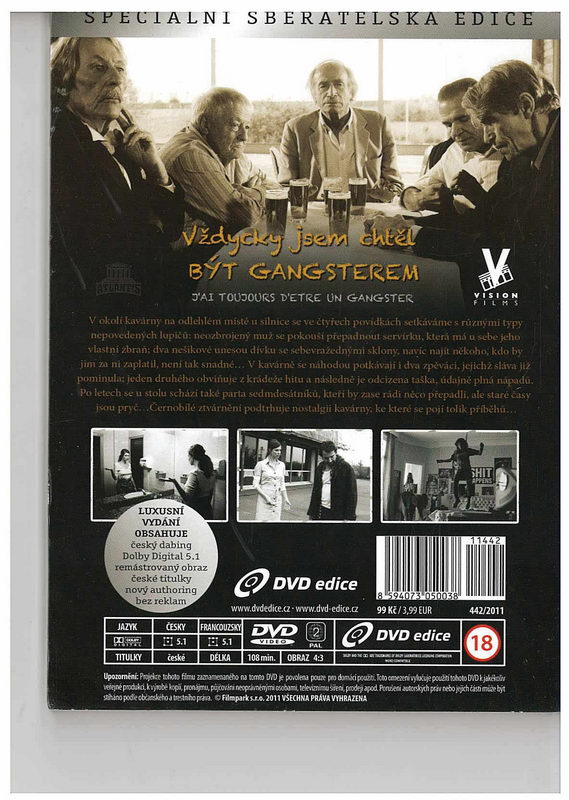 Vždycky jsem chtěl být gangsterem DVD