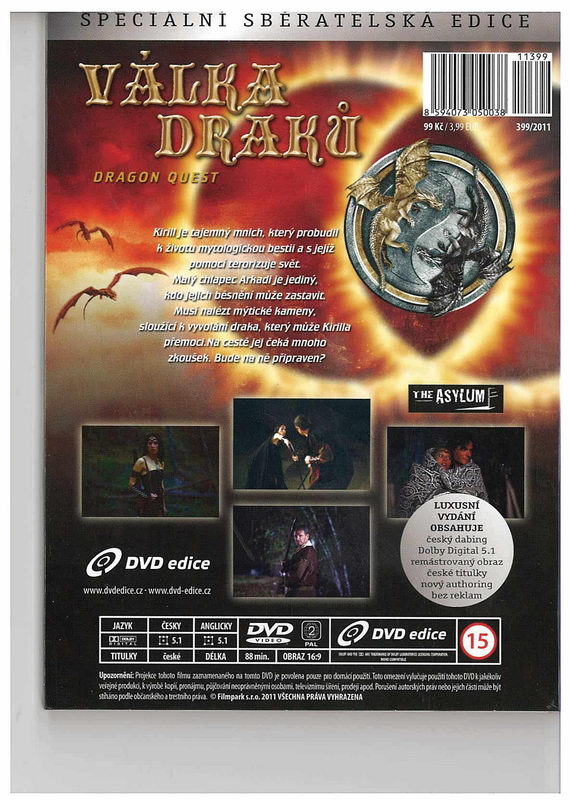 Válka draků DVD SLIM PLAST