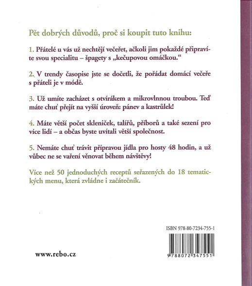 Pomoc! Přijde návštěva! - 18 tematických menu, která zvládne i začátečník