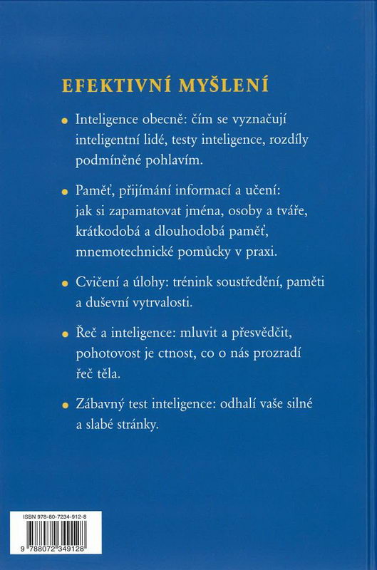 Efektivní myšlení - Poznej sám sebe,praktická cvičení,IQ testy (Gerhard Schmidt)