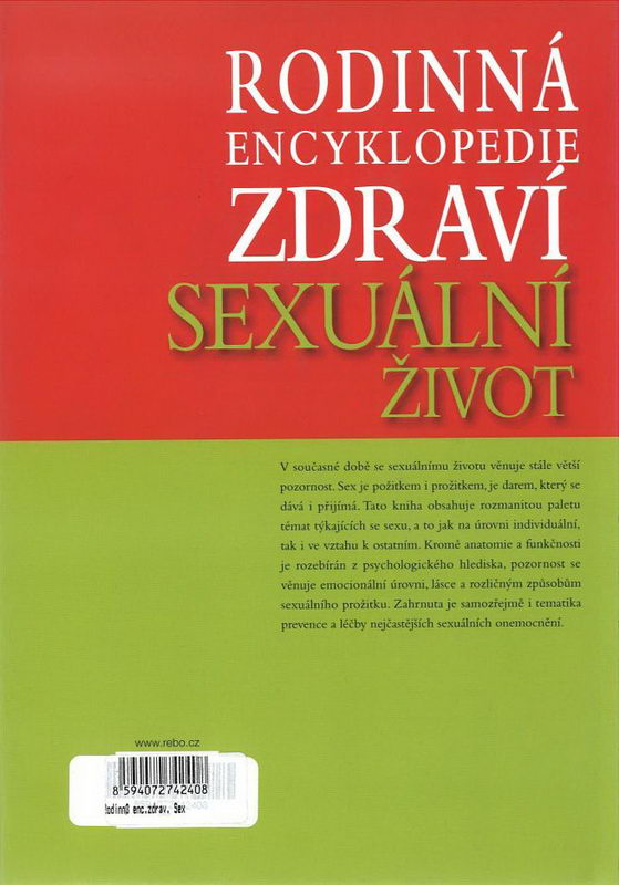Rodinná encyklopedie zdraví - Sexuální život
