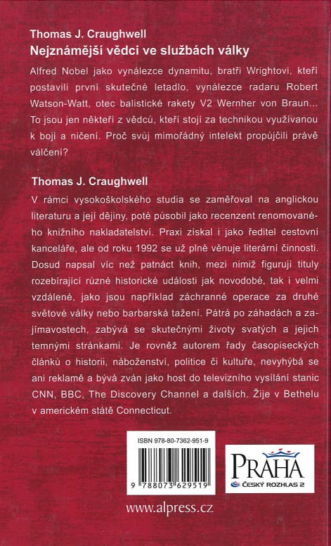 Nejznámější vědci ve službách války (Thomas J. Craughwell)