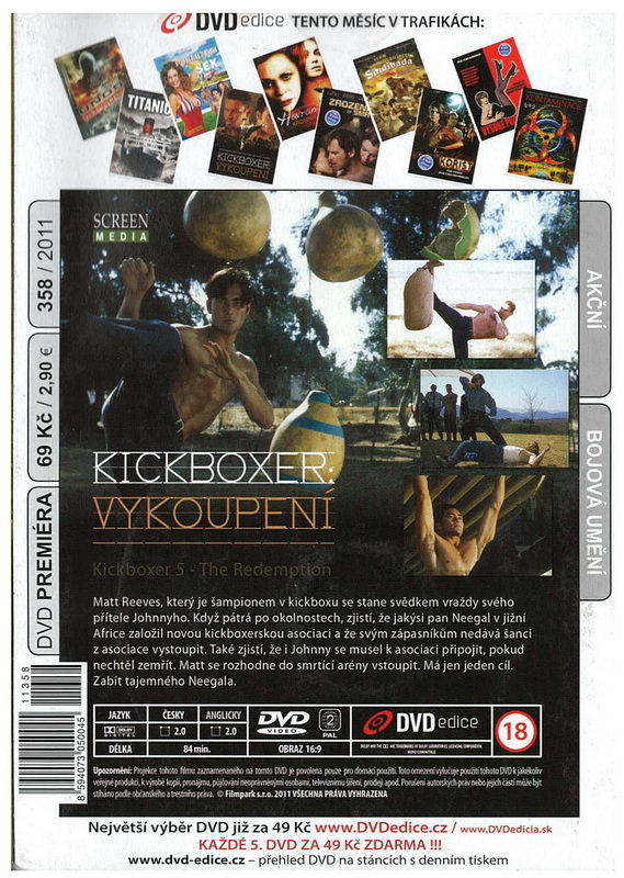 Kickboxer: Vykoupení DVD