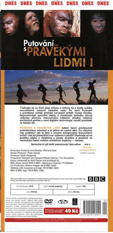 Putování s pravěkými lidmi I - DVD