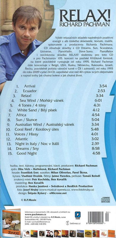 Relax - Richard Pachman CD