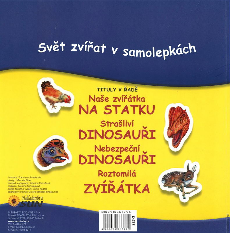 Strašliví Dinosauři - samolepky