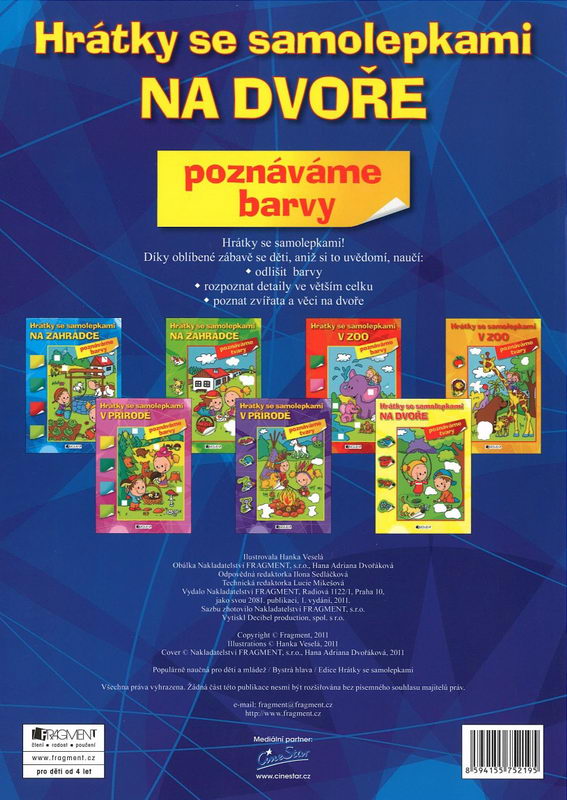 Hrátky se samolepkami Na dvoře