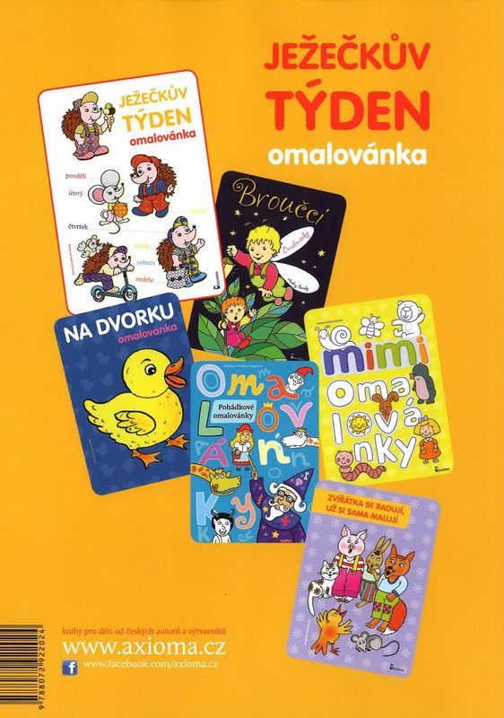 Ježečkův týden omalovánky