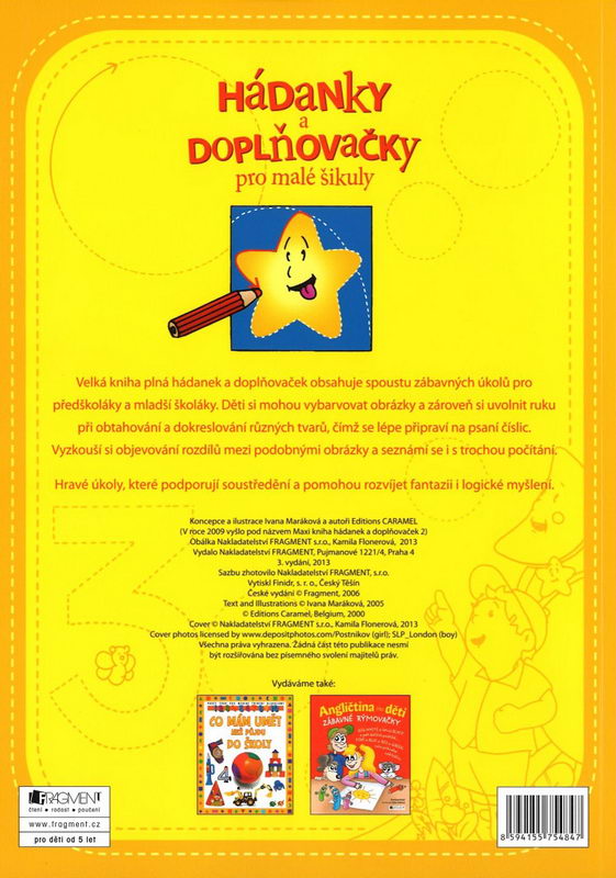 Hádanky a doplňovačky pro malé šikuly