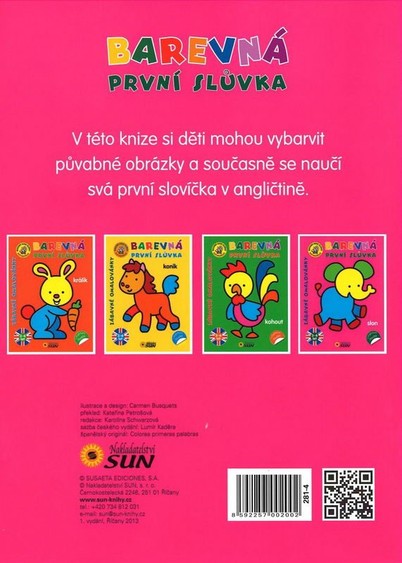 Barevná první slůvka Slon