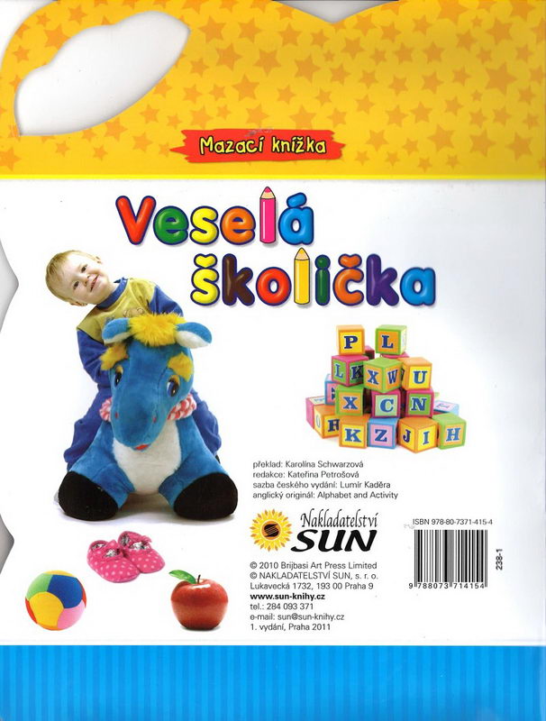 Veselá školička - mazací knížka