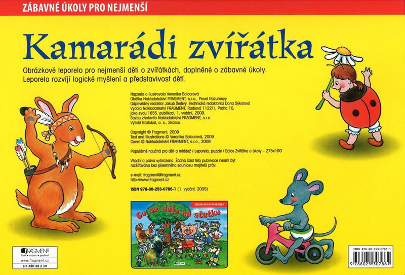 Kamarádi zvířátka -zábavné úkoly pro nejmenší