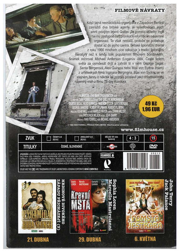 Quillerovo memorandum DVD