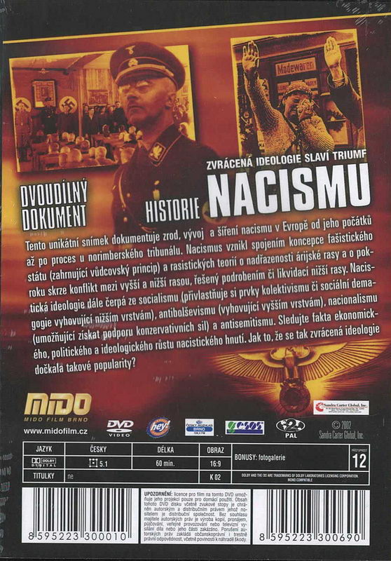 Historie nacismu - první část DVD