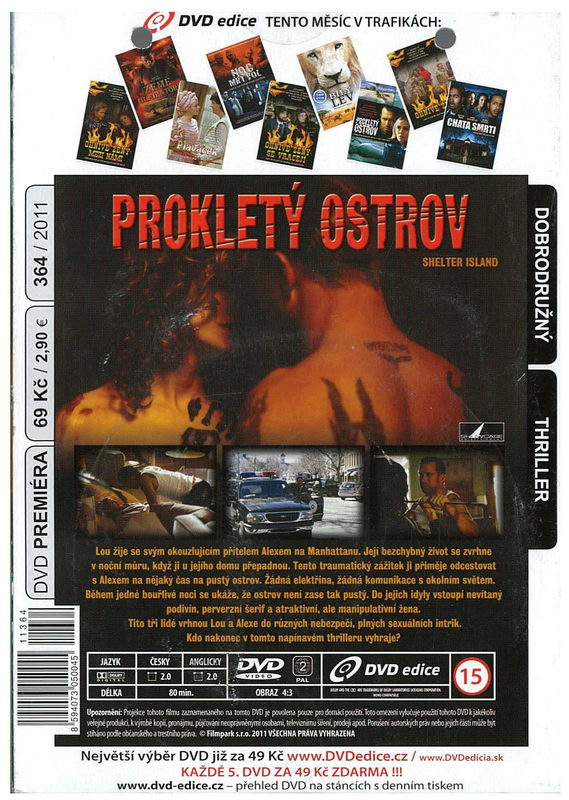 Prokletý ostrov DVD
