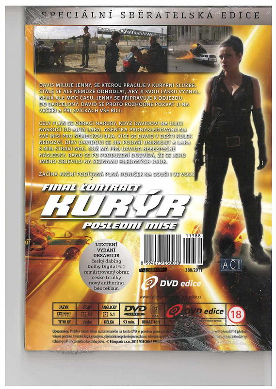 Kurýr, poslední mise DVD (bazarové zboží)