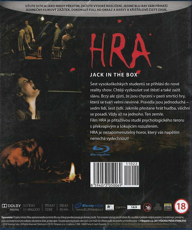 Hra, blu-ray disc