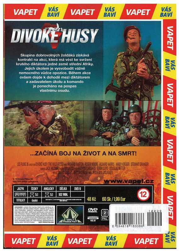 Divoké husy DVD