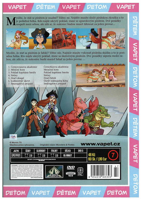 Obludy a piráti DVD