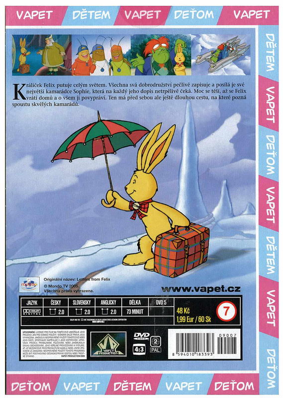 Dopisy od Felixe DVD