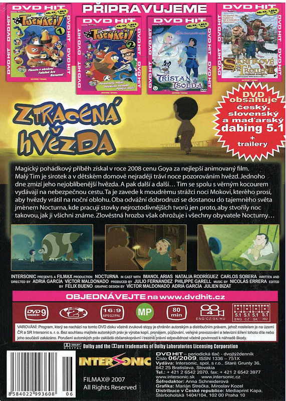 Ztracená hvězda DVD