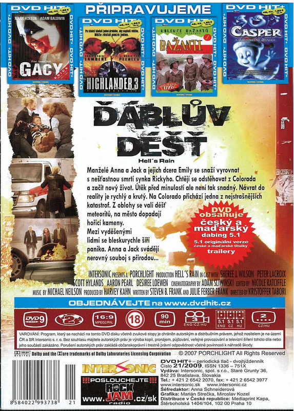 Ďáblův déšť DVD