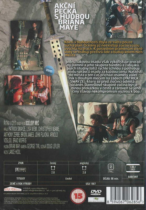 Ocelový meč DVD