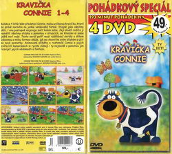 Pohádkový speciál Kravička Connie 1-4 4x DVD