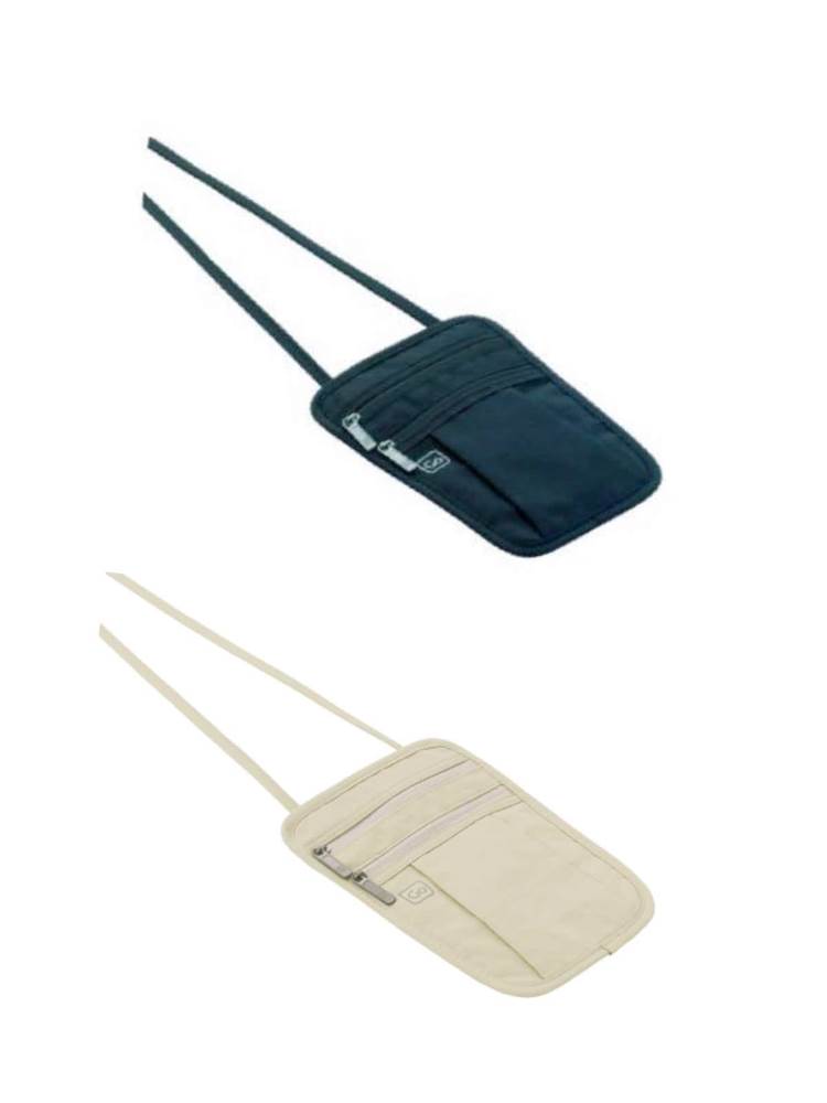Bezpečnostní kapsička na krk Passport Pouch šedá