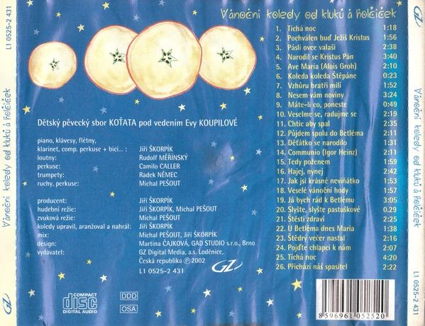 Vánoční Koledy Od Kluků A Holčiček CD