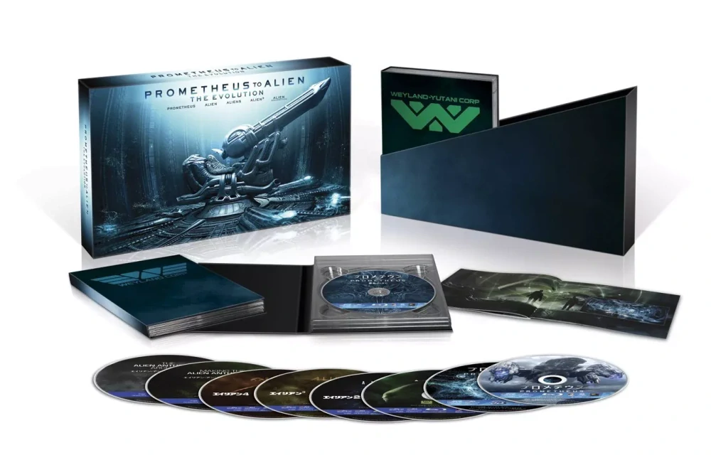 Prometheus to Alien  Evolution Box Set  Vetřelec 1-4 BD Blu-Ray