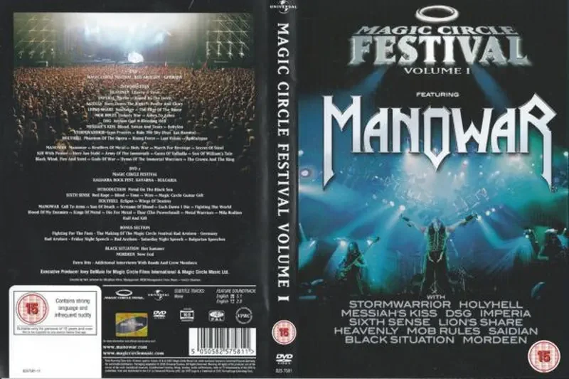 Magic Circle Festival Volume I MANOWAR 2xDVD (bazarové zboží)