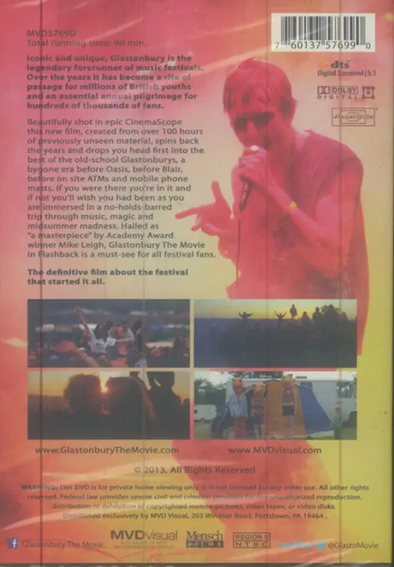 Glastonbury The Movie In Flashback DVD (bazarové zboží)