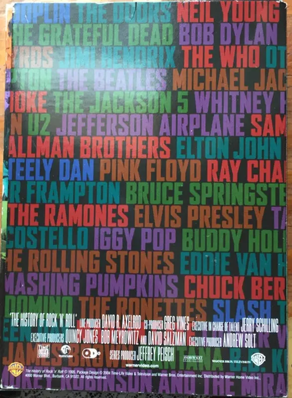 The History Of Rock N Roll 5xDVD (bazarové zboží)