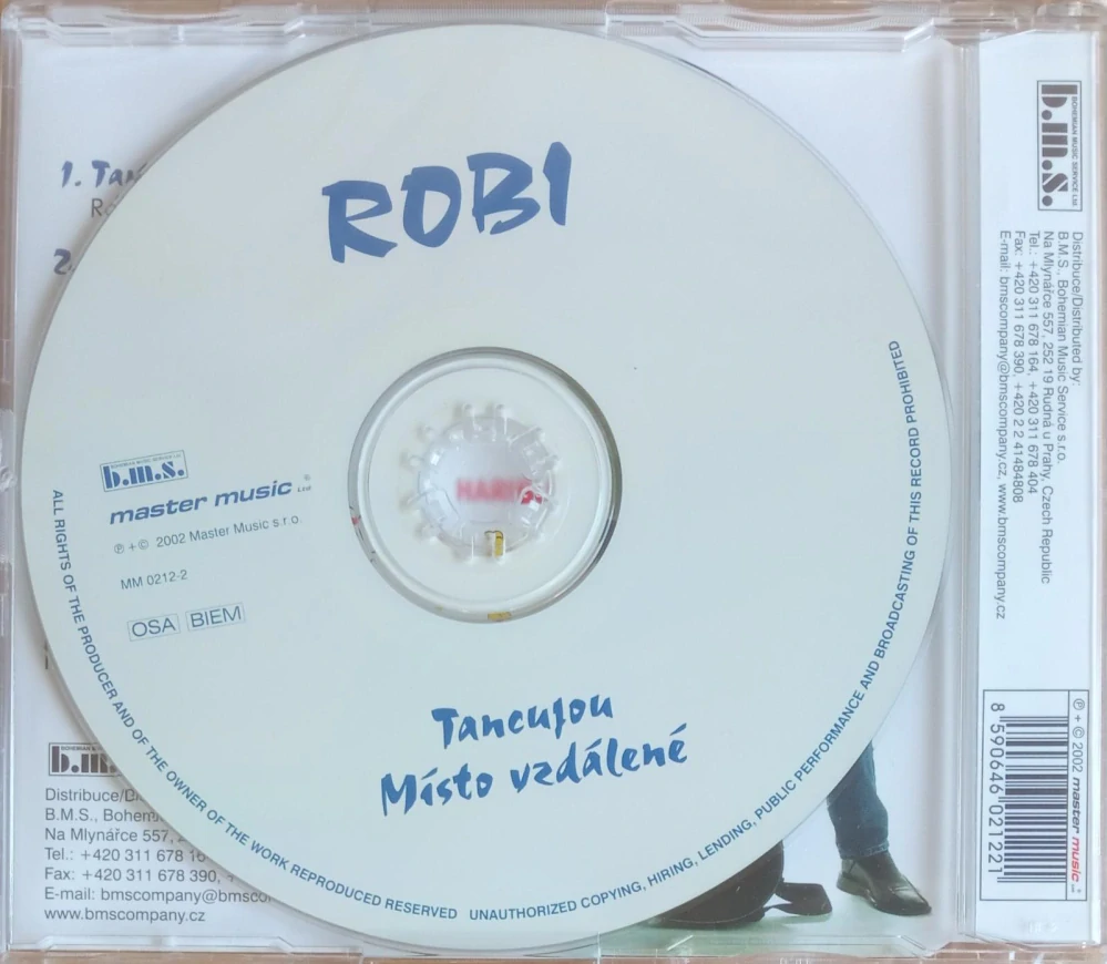Robi Tancujou Místo vzdálené CD
