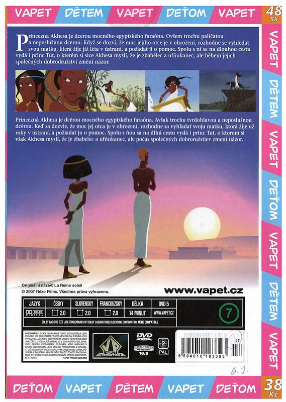 Princezna slunce DVD