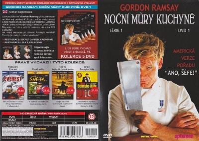 Gordon Ramsay noční můry kuchyně série 1 5x DVD