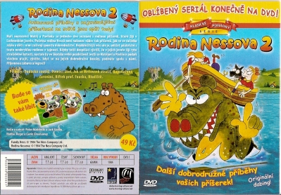 Rodina Nessova 2 DVD Slovenský přebal