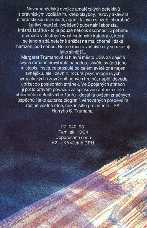 Vražda v národní katedrále kniha